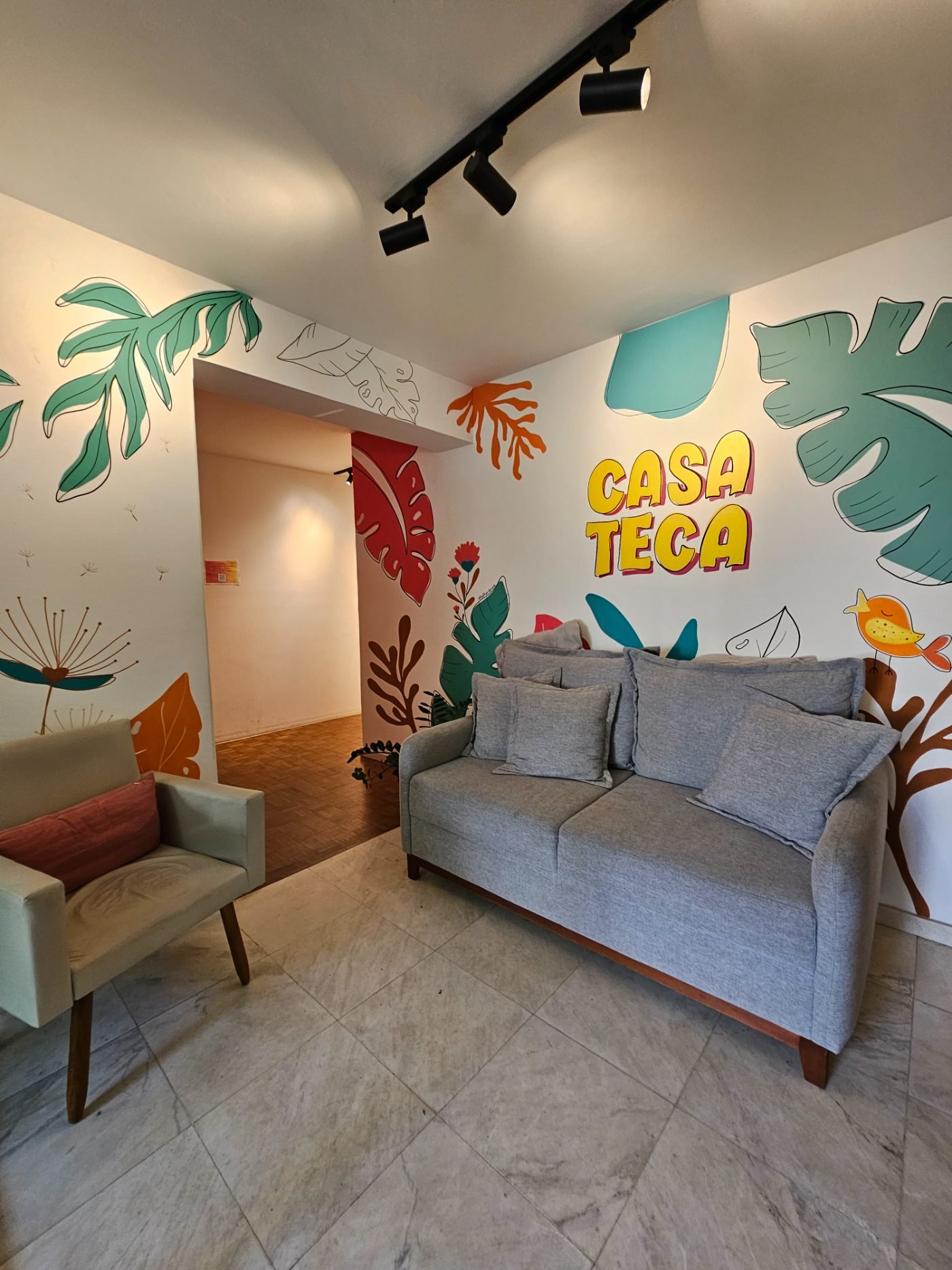 Casa Teca, sala de espera